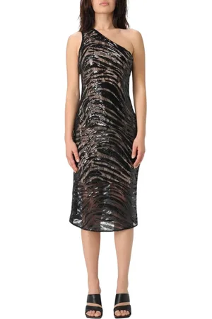 Roberto Cavalli Dames, Jurken, Zwart, Maat: L