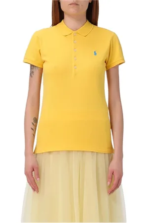 Ralph Lauren Dames, Tops, Geel, Maat: XS Katoen