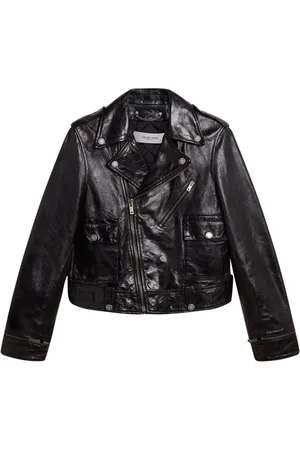 Golden Goose Dames, Jassen, Zwart, Maat: S Leer