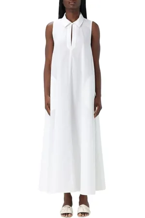 Emporio Armani Dames, Jurken, Wit, Maat: XS Katoen