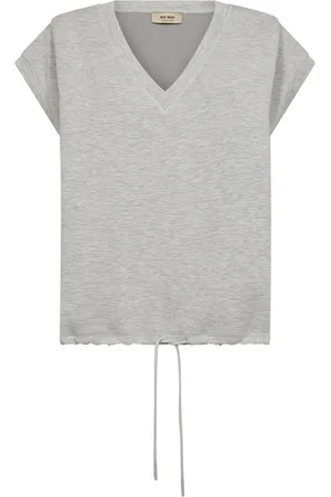 Mos Mosh Dames, Tops, Grijs, Maat: XL Viscose