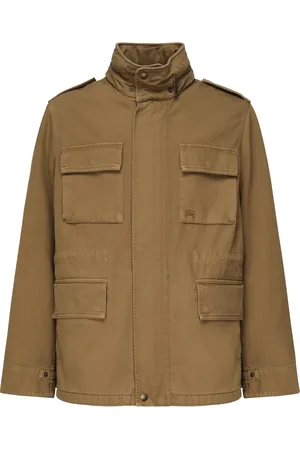 Burberry Heren, Jassen, Bruin, Maat: L