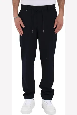 HUGO BOSS Heren, Broeken, Blauw, Maat: L Polyamide