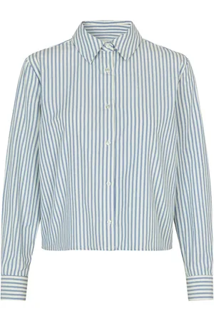 Modstrom Dames, Blouses & Shirts, Blauw, Maat: M
