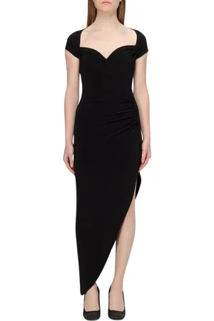 Norma Kamali Dames, Jurken, Zwart, Maat: S Jersey