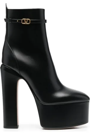 VALENTINO Dames, Schoenen, Zwart, Maat: 39 1/2 EU Leer