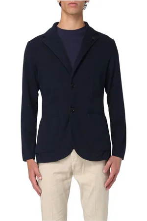 LARDINI Heren, Jassen, Blauw, Maat: S