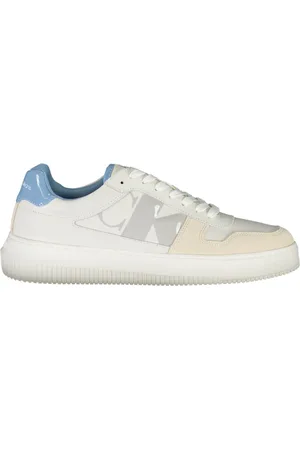 Calvin Klein Heren, Schoenen, Wit, Maat: 45 EU Poliester