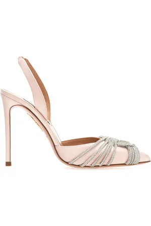 Aquazzura Dames, Schoenen, Roze, Maat: 36 EU Zijde