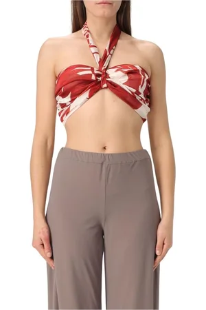 HANITA Dames, Tops, Rood, Maat: M Zijde