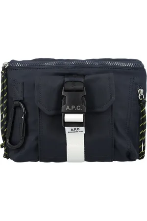 A.P.C. Heren, Tassen, Blauw, Maat: ONE Size Nylon