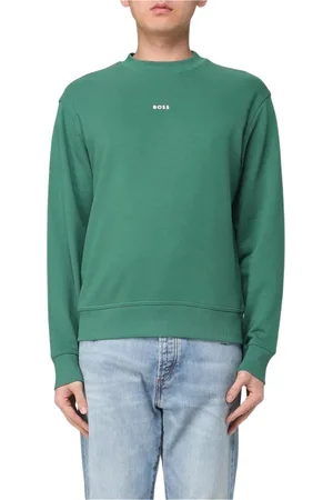 HUGO BOSS Heren, Sweatshirts & Hoodies, Groen, Maat: XL Katoen