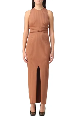 Nanushka Dames, Jurken, Bruin, Maat: M Viscose