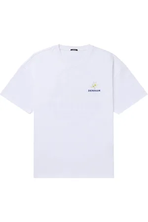 Denham Heren, Tops, Wit, Maat: XL Katoen