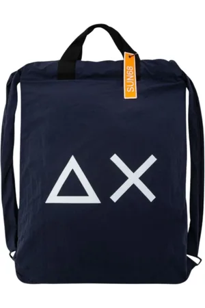 sun68 Dames, Tassen, Blauw, Maat: ONE Size Nylon
