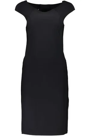 Patrizia Pepe Dames, Jurken, Zwart, Maat: XS Polyamide