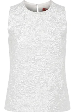 Max Mara Dames, Tops, Grijs, Maat: S Polyamide
