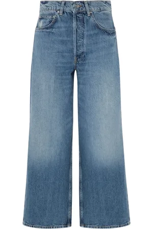 ANINE BING Dames, Broeken, Blauw, Maat: W27
