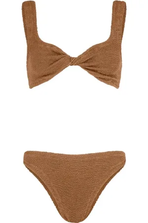 Hunza G Dames, Badkleding, Bruin, Maat: ONE Size