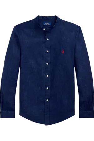 Ralph Lauren Heren, Overhemden, Blauw, Maat: XL