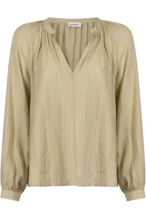 Aaiko Dames, Blouses & Shirts, Groen, Maat: M Viscose