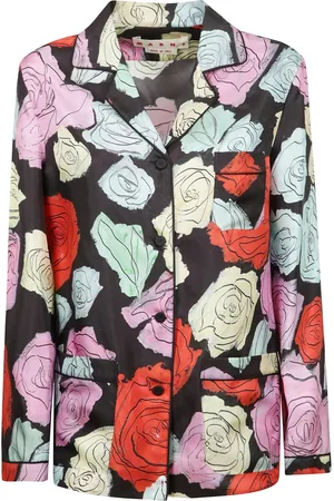 Marni Dames, Blouses & Shirts, Veelkleurig, Maat: M Zijde