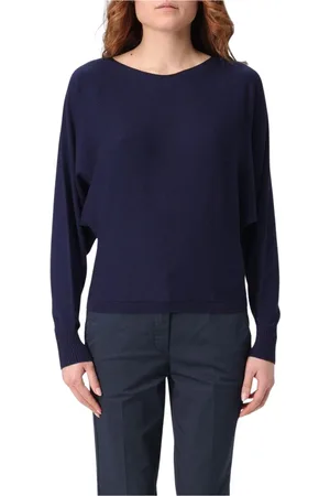 Twin-Set Dames, Truien, Blauw, Maat: L Kasjmier