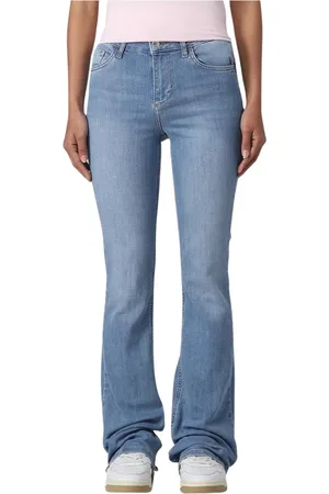 Liu Jo Dames, Jeans, Blauw, Maat: W33 Katoen