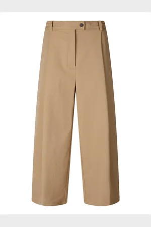save the duck Dames, Broeken, Bruin, Maat: XS Gabardine
