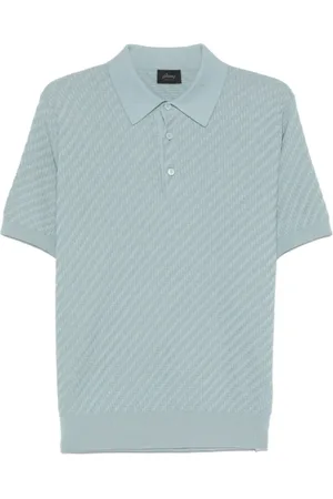 BRIONI Heren, Tops, Blauw, Maat: 2XL Katoen