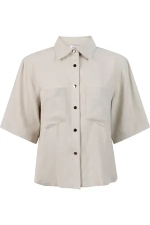 Aaiko Dames, Blouses & Shirts, , Maat: XL Linnen