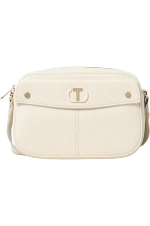 Twin-Set Dames, Tassen, Wit, Maat: ONE Size Leer