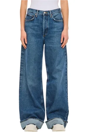 AGOLDE Dames, Jeans, Blauw, Maat: W25 Katoen