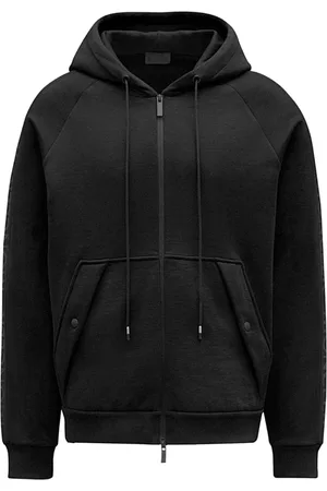 Moncler Heren, Sweatshirts & Hoodies, Zwart, Maat: XL Katoen