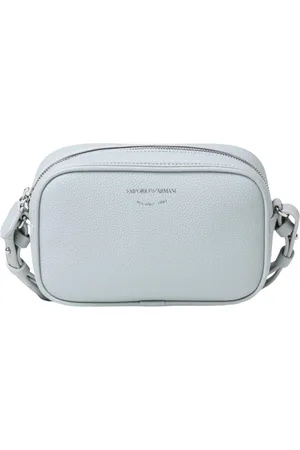 Emporio Armani Dames, Tassen, Blauw, Maat: ONE Size Leer