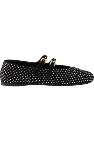 Prada Dames, Schoenen, Zwart, Maat: 38 EU