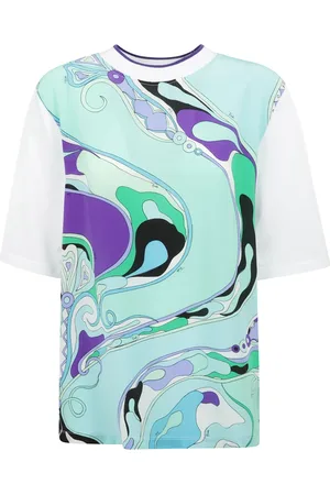 Emilio Pucci Dames, Tops, Veelkleurig, Maat: M Jersey