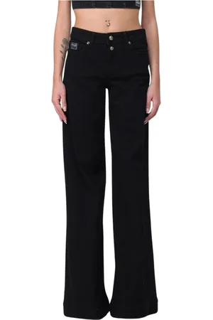 VERSACE Dames, Jeans, Zwart, Maat: W27