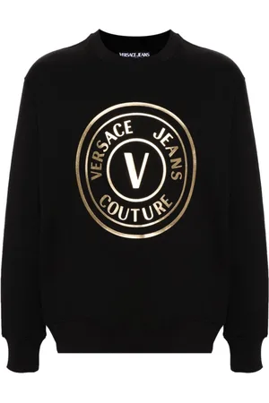 VERSACE Heren, Sweatshirts & Hoodies, Zwart, Maat: 2XL