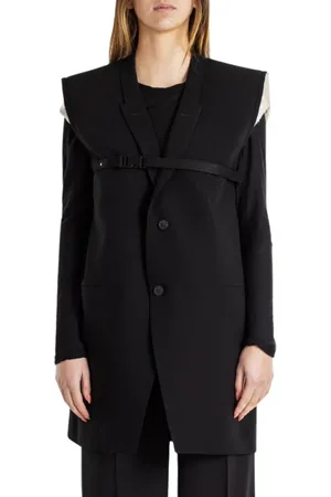 Rick Owens Dames, Jassen, Zwart, Maat: M Wol