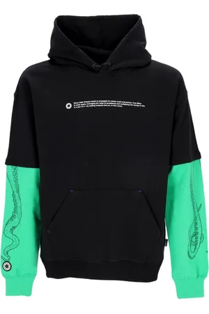 Octopus Heren, Sweatshirts & Hoodies, Zwart, Maat: S Katoen