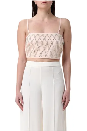 SIMONA CORSELLINI Dames, Tops, Roze, Maat: XS