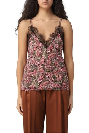 Patrizia Pepe Dames, Tops, Veelkleurig, Maat: M Zijde