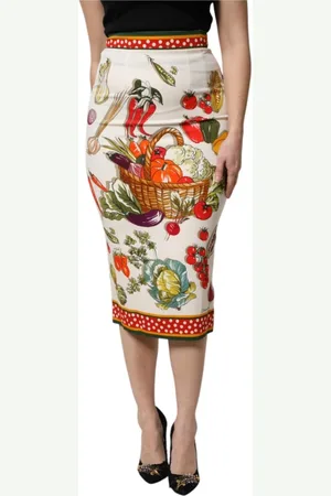 Dolce & Gabbana Dames, Rokken, Veelkleurig, Maat: XS Zijde