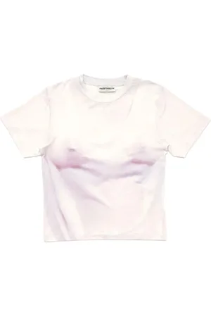 CARNE BOLLENTE Heren, Tops, Wit, Maat: XS Leer