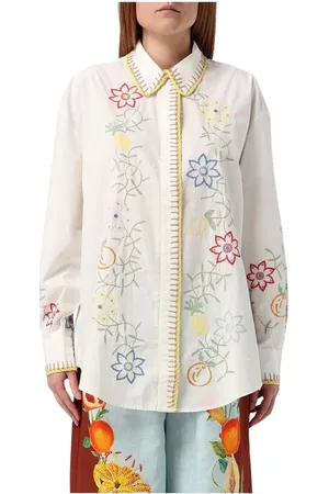 ALÉMAIS Dames, Blouses & Shirts, , Maat: S Katoen