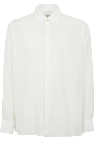 LANEUS Heren, Overhemden, Wit, Maat: 2XL Zijde