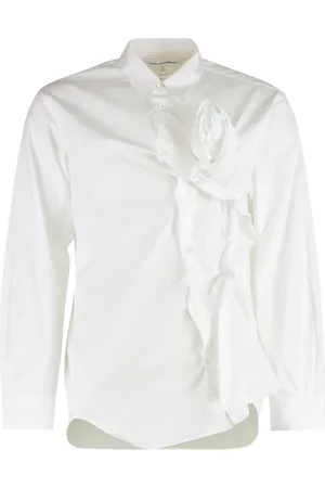 Comme des Garçons Heren, Overhemden, Wit, Maat: M Katoen
