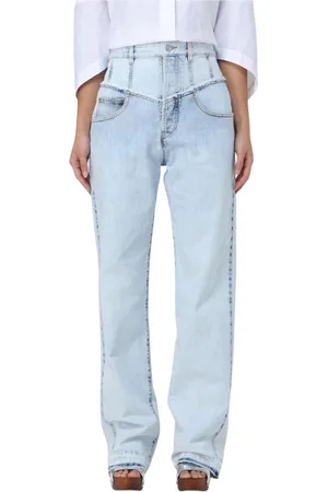 Isabel Marant Dames, Jeans, Blauw, Maat: M Katoen