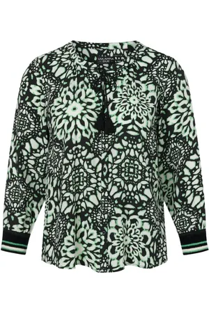 Via Appia Due Dames, Blouses & Shirts, Zwart, Maat: M
